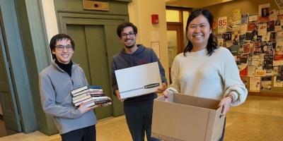 Shoppers picked up a great selection of books from the 2026 Used Book Sale